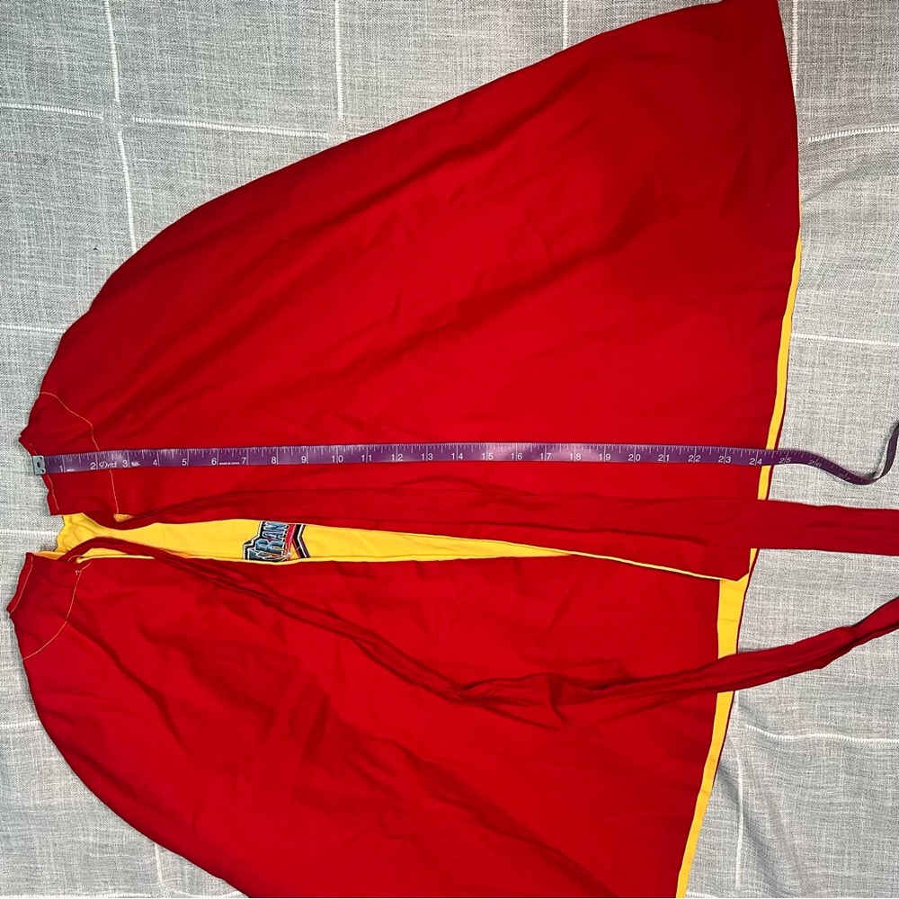 Power Rangers Reversible Cape Red Yellow One size Handmade - Picture 10 of 13